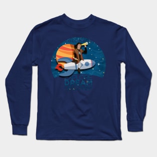 Christopher Columbus is Exploring Space Tee Long Sleeve T-Shirt